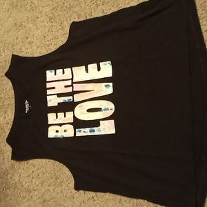 Black active top